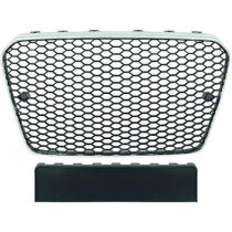 AUDI A5 8T 12-16 (Ej S-Line) Honeycomb Krom/Svart Sportgrill RS-Look DIEDERICHS